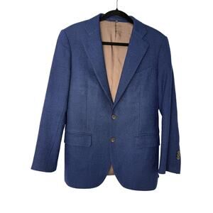 Suitsupply Pure Wool Blazer 38R Blue Textured Italy Fabric TognA 1840 Classic